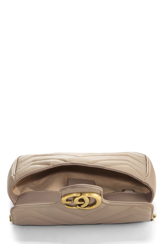 Pink Leather GG Marmont Crossbody Super Mini, , large image number 5