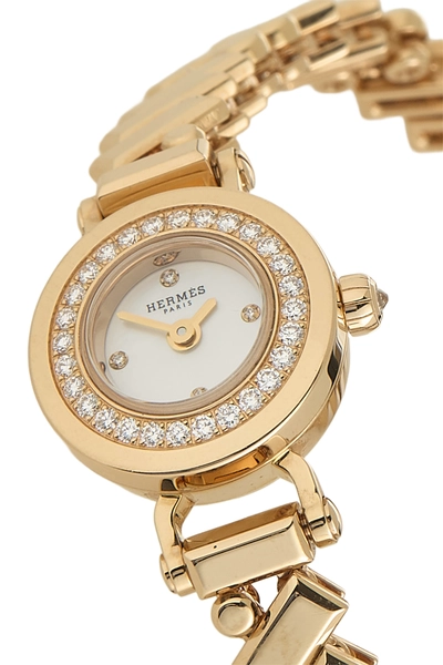 White Rose Gold Faubourg Polka Watch 15mm Mini, , large