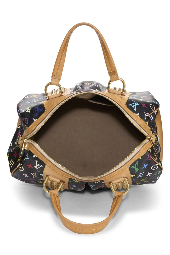 Takashi Murakami x Louis Vuitton Black Monogram Multicolore Courtney GM, , large image number 5