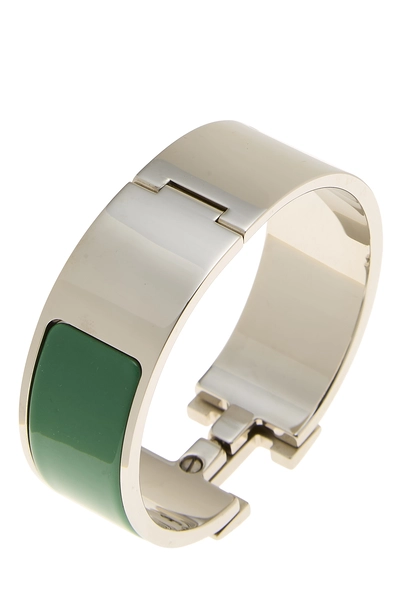 Green Enamel Clic-Clac H Wide, , large