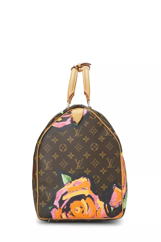 Stephen Sprouse x Louis Vuitton Monogram Roses Keepall 50, , large image number 2