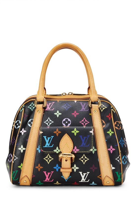 Takashi Murakami x Louis Vuitton Black Monogram Multicolore Priscilla, , large image number 0
