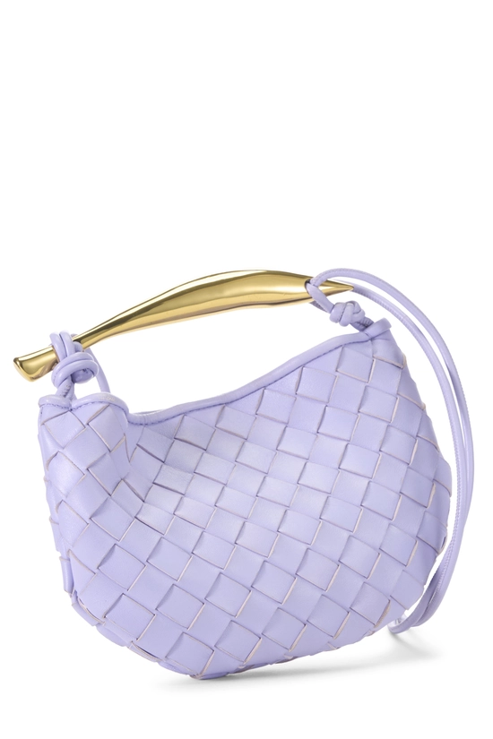 Purple Intrecciato Sardine Bag Mini, , large image number 1