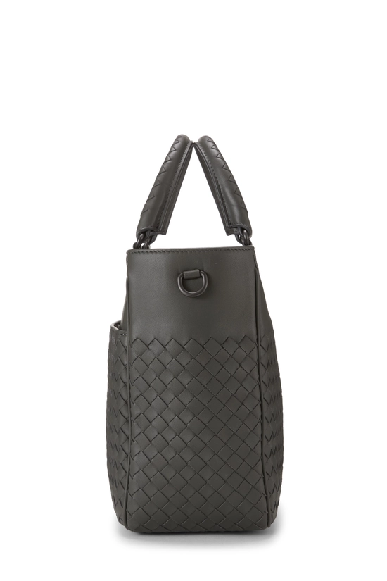Grey Intrecciato Convertible Handbag, , large image number 2