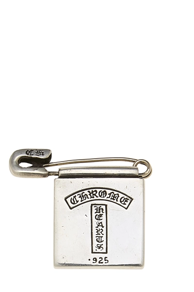 Sterling Silver Osaka Safety Frame Pin, , large