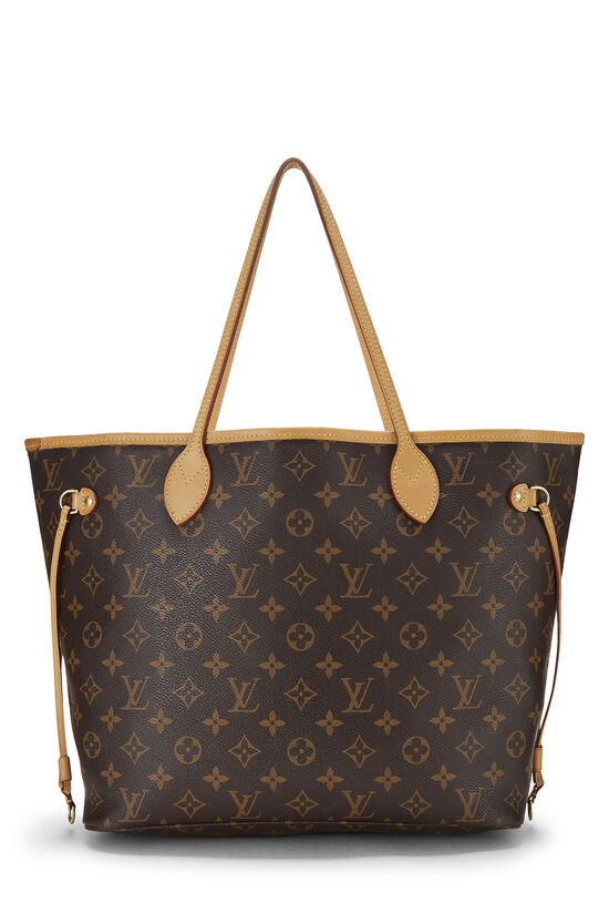 Louis Vuitton Neverfull MM Monogram Large Tote Bag Handbag