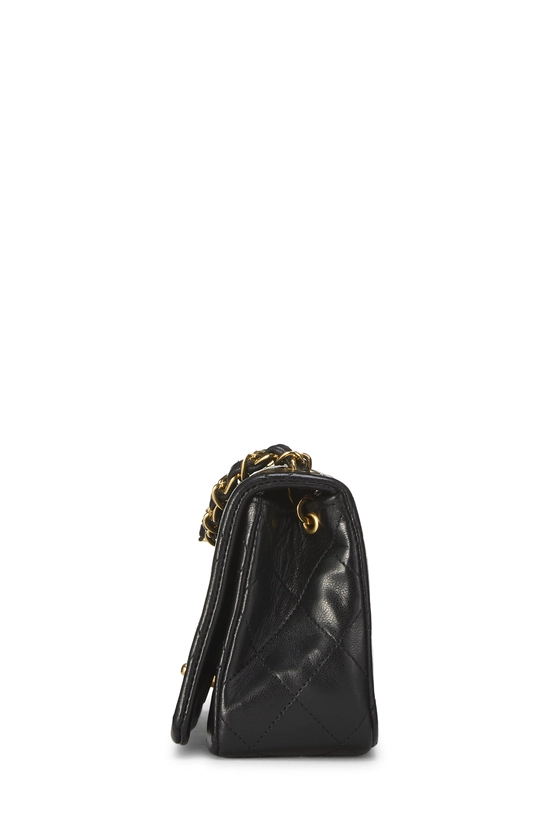 Black Quilted Lambskin Full Flap Mini, , large image number 2
