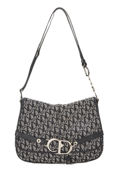Black Trotter Canvas Shoulder Bag