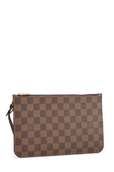Damier Ebene Neverfull Pouch MM NM, , large