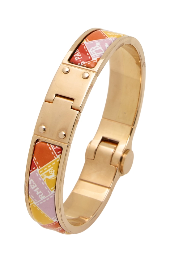 Multicolor Enamel Bolduc Au Carre Narrow PM, , large image number 1