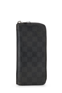Louis Vuitton N63076 ZIPPY COIN PURSE VERTICAL Damier 4.3 x 3.3 x 0.8 inches