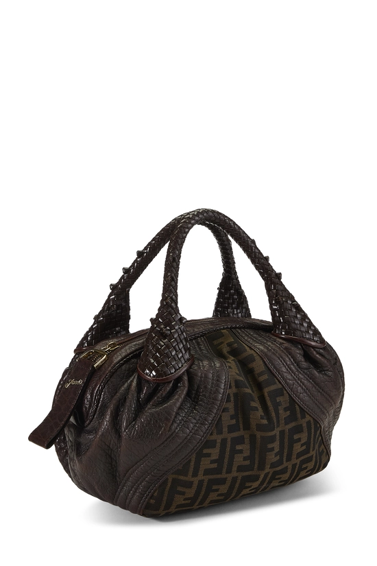 Brown Zucca Canvas & Leather Spy Mini, , large image number 1