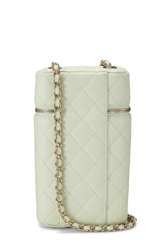 Green Caviar Leather Phone Holder, , large image number 3