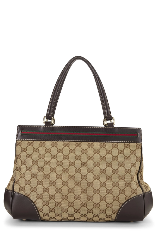 Brown GG Canvas Mayfair Double Tote, , large image number 3