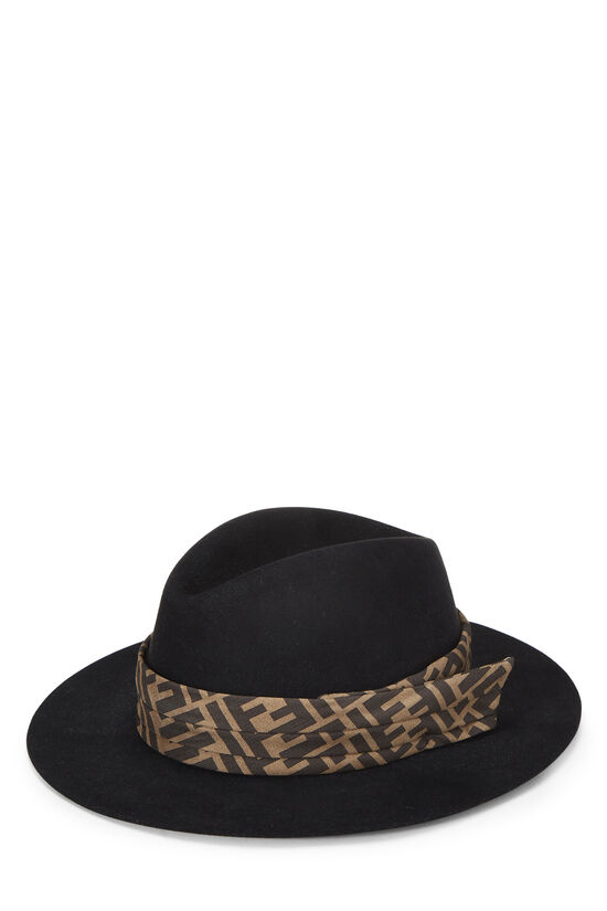FF Wool Bucket Hat in Black - Fendi