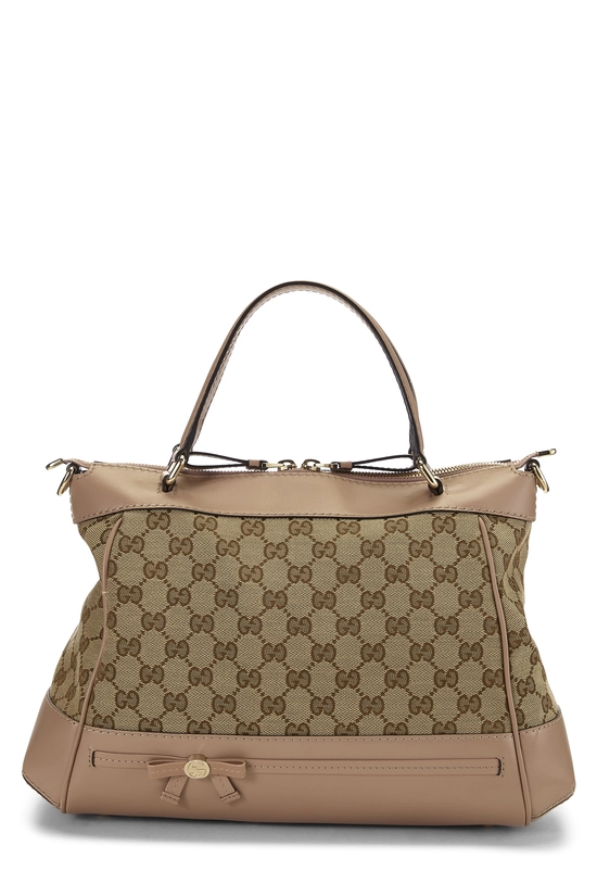 Pink Original GG Canvas Mayfair Convertible Handbag, , large image number 0