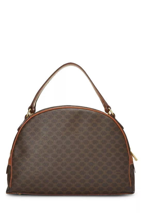 Brown Coated Canvas Macadam Handbag, , large image number 3