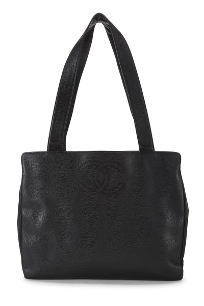 Black Caviar 'CC' Tote Medium