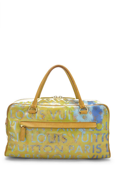 Richard Prince x Louis Vuitton Jaune Denim Pulp Weekender PM