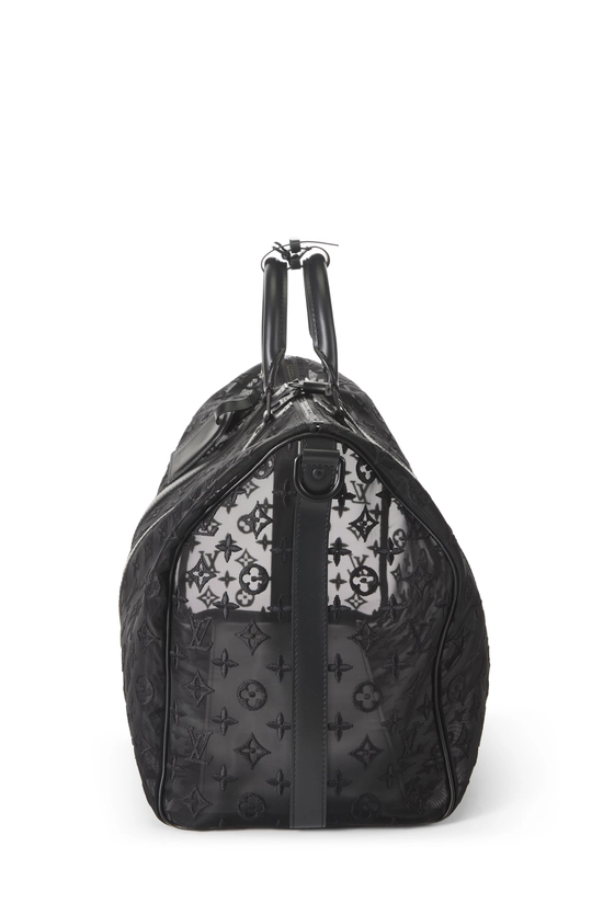 Virgil Abloh x Louis Vuitton Black Mesh Keepall Bandouliere 50, , large image number 2