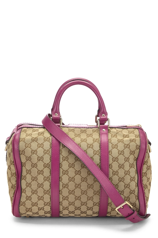 Pink Original GG Canvas Boston Handbag Medium, , large image number 3