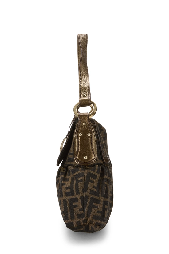 Brown Zucca Canvas Chef Hobo, , large image number 2