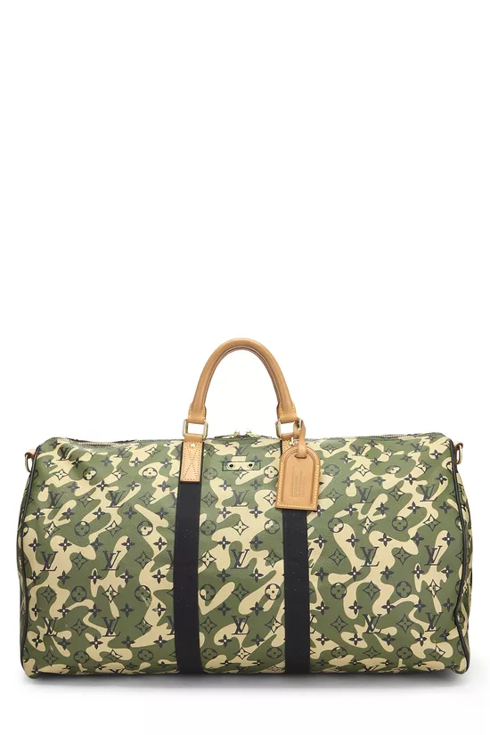 Takashi Murakami x Louis Vuitton Monogramouflage Keepall Bandouliere 55, , large image number 0