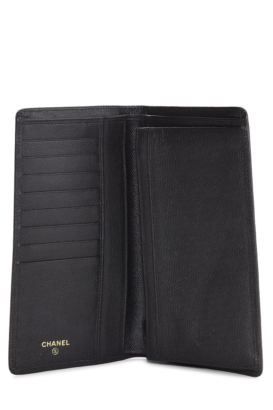 Black Calfskin Long Wallet, , large image number 3