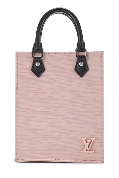 Louis Vuitton Rose Nacre Epi Sac Plat Petite NM