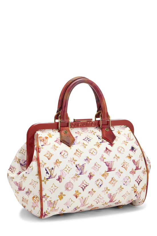 Richard Prince x Louis Vuitton White Monogram Watercolor Frame Speedy, , large image number 1