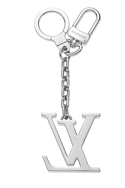 Silver Monogram Initiales Key Holder , , large