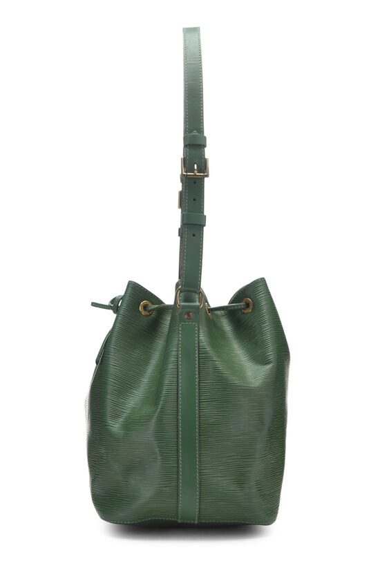 Louis Vuitton Vintage Borneo Green Epi Leather Small Pochette Messenger Bag  - Yoogi's Closet