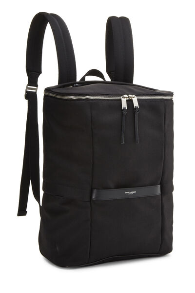 Black Canvas Sid Backpack, , large