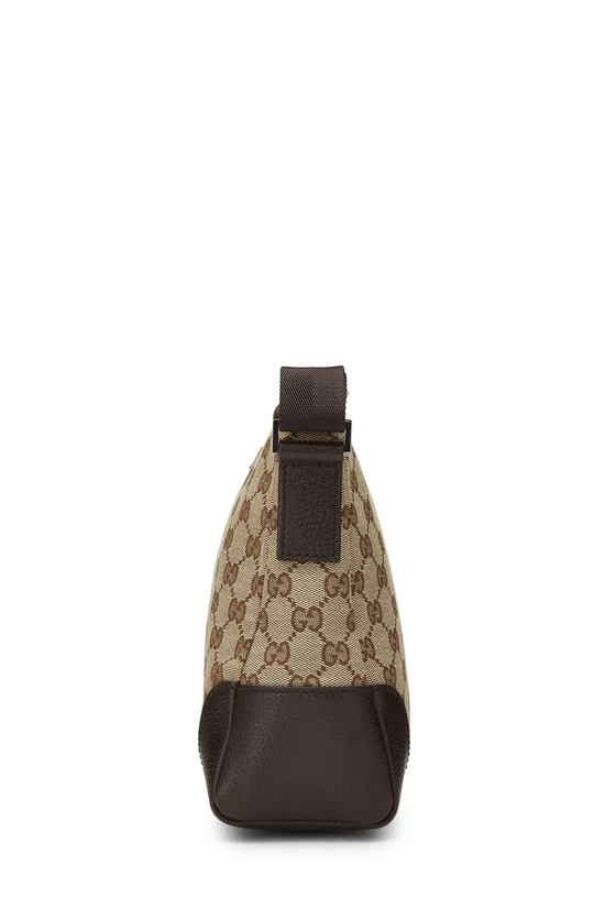 Brown Original GG Canvas Zip Messenger Bag, , large image number 2