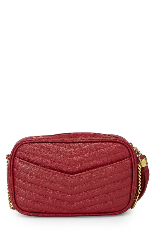 Saint Laurent Lou Camera Bag Leather Small Red 1524101