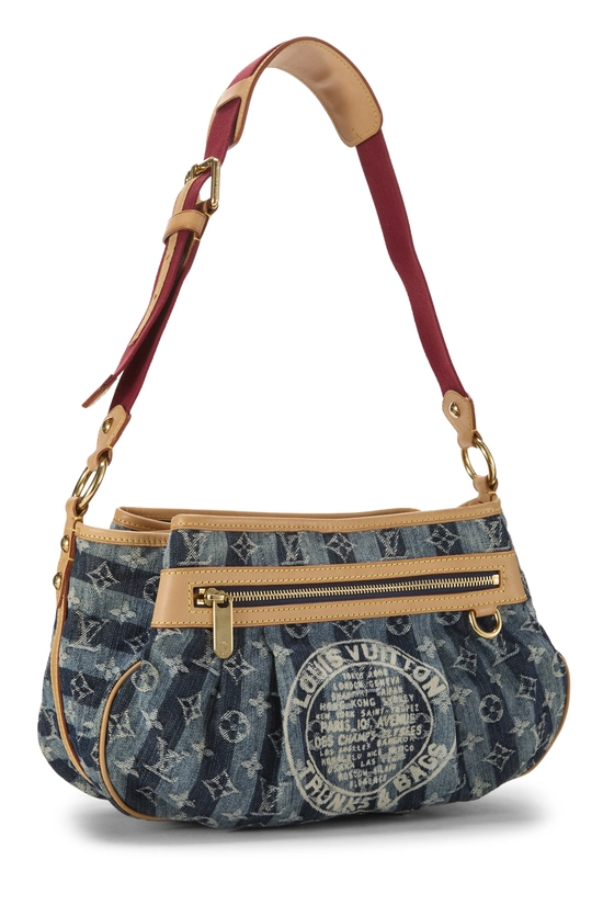 Blue Monogram Denim Baggy MM, , large image number 1