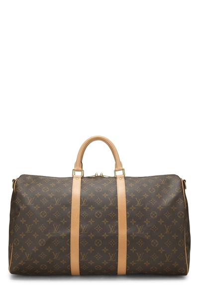 Monogram Canvas Keepall Bandouliere 50
