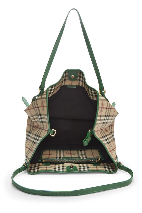 Green Haymarket Check Coated Canvas Canterbury Tote, , large image number 5