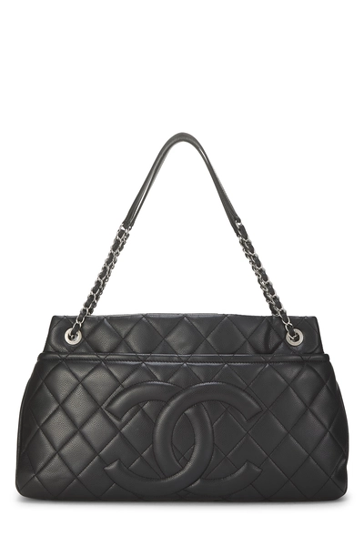 Chanel Black Caviar Timeless 'CC' Tote Large
