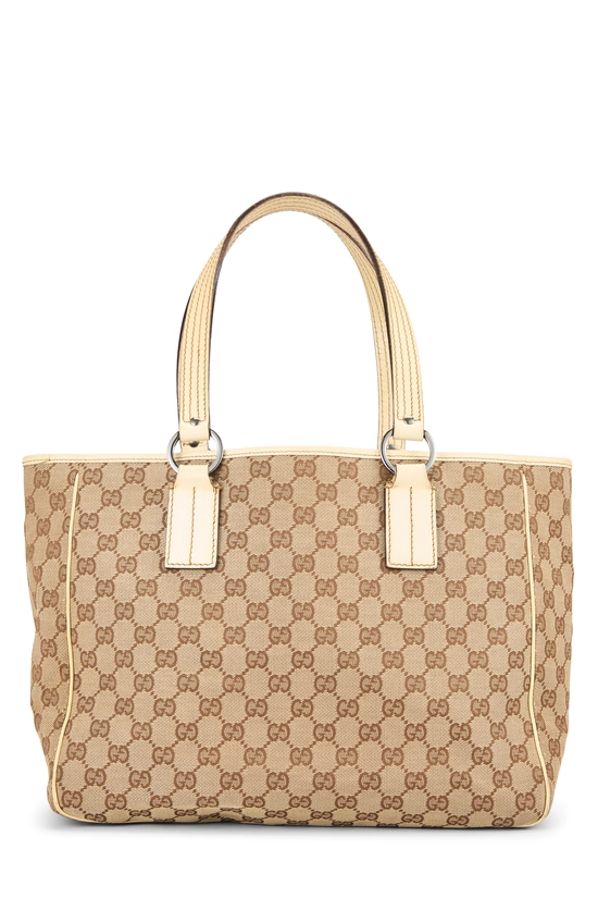 White Original GG Canvas Tote Large, , large image number 0