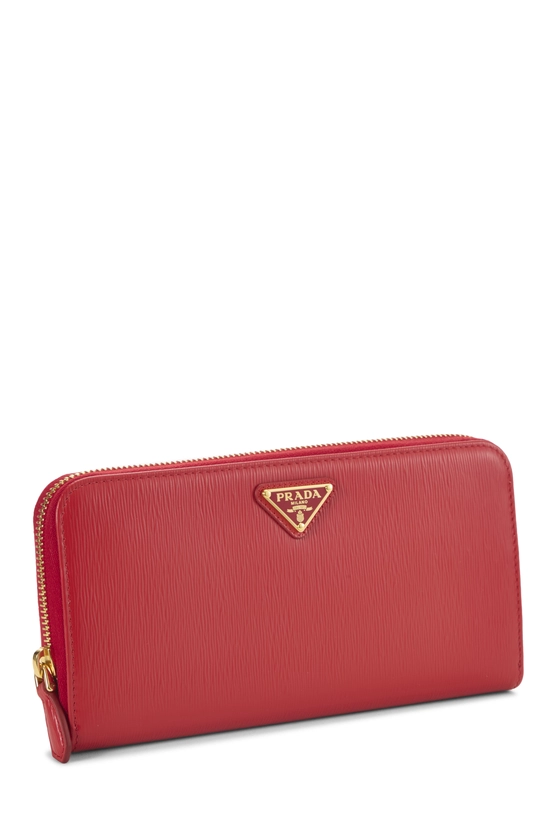Red Vitello Move Zip Around Wallet, , large image number 1
