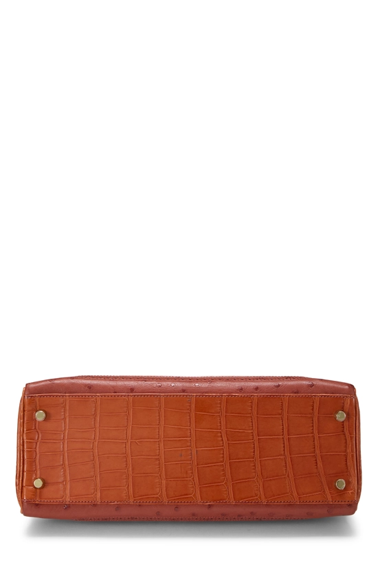 Sanguine Matte Alligator Grand Mariage Kelly Retourne 32, , large image number 4