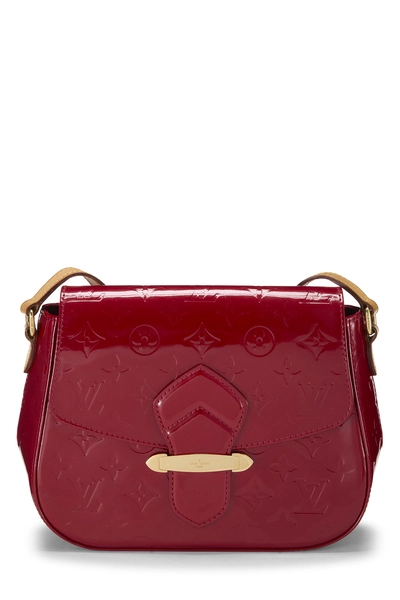 Louis Vuitton Red Monogram Vernis Bellflower GM