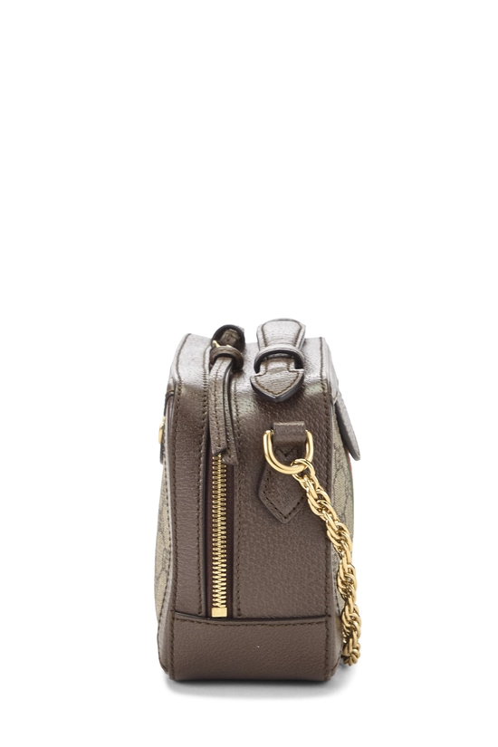 Brown GG Supreme Canvas Ophidia Top Handle Shoulder Bag Mini, , large image number 2