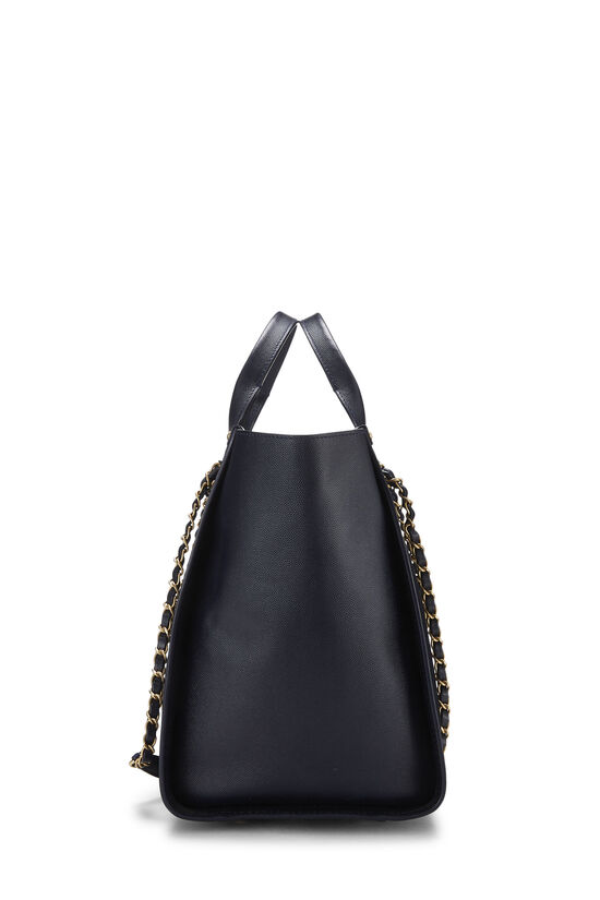 CHANEL DEAUVILLE CAVIAR Large Studded Tote Bag in Black $5,000.00 - PicClick
