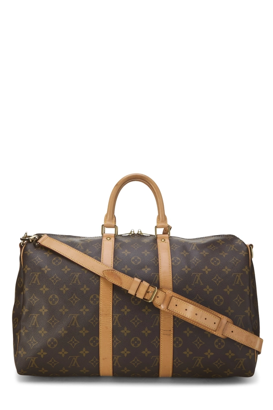Monogram Canvas Keepall Bandouliere 45, , large image number 3