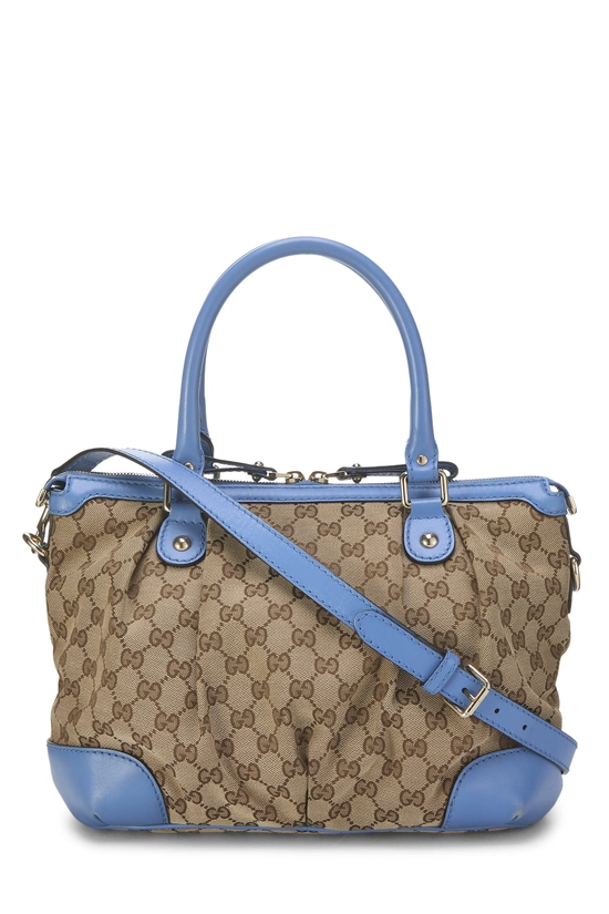 Blue Original GG Canvas Sukey Zip Hobo Large, , large image number 3