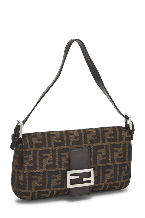 Brown Zucca Canvas Baguette, , large image number 1