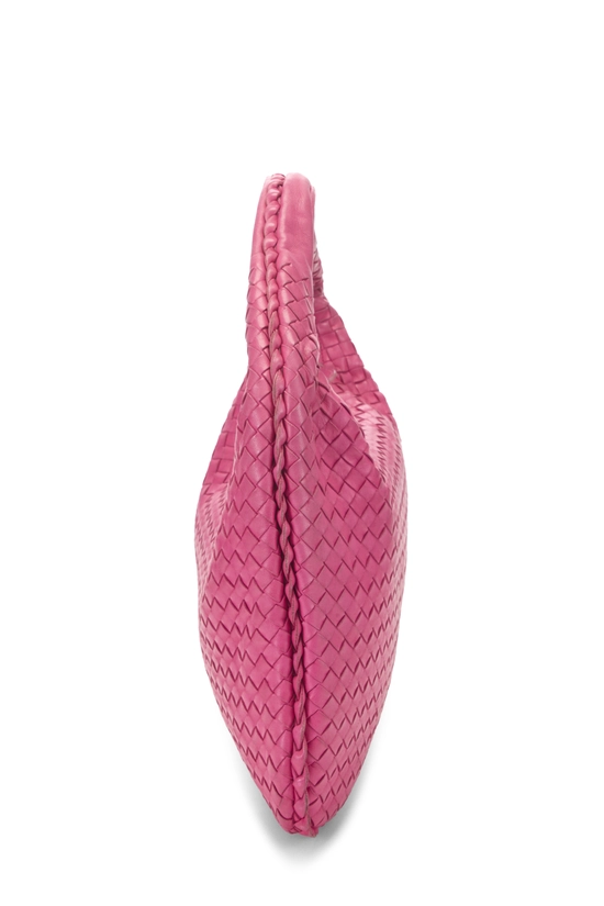 Pink Intrecciato Veneta Hobo Medium, , large image number 2
