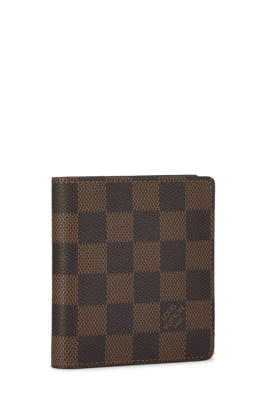 Pre-Owned Damier Ebene 6 Cartes Credit Bi-Fold Wallet QJA0V60T0B00N